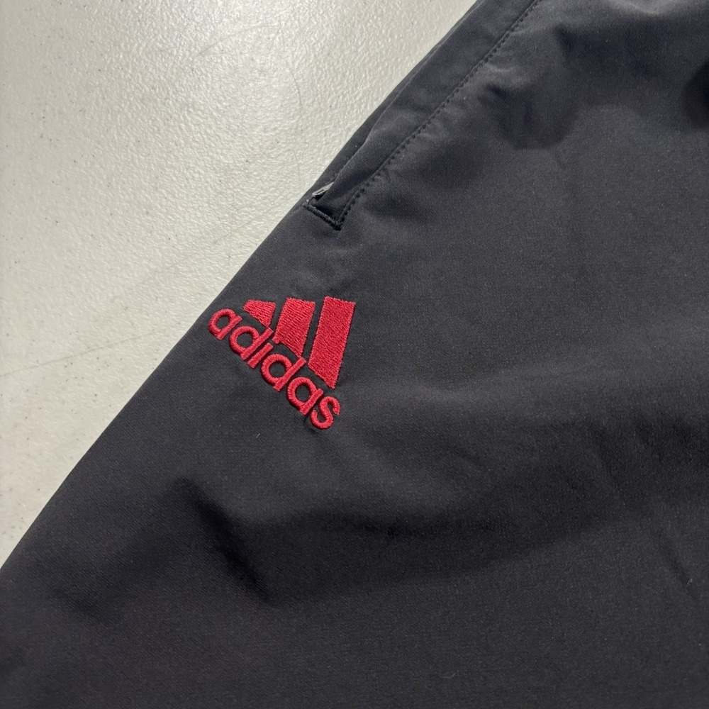 Indiana Hoosiers Adidas Team Athletic Pants Black Red Adult XLT Tall Jogger EUC! - Picture 5 of 13